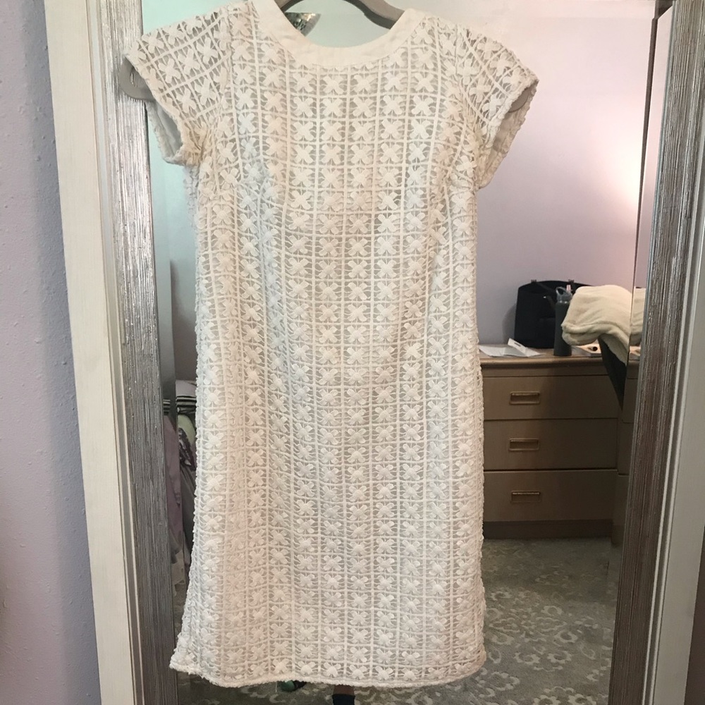 Banana republic white dress